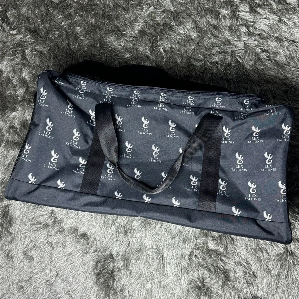 LEX Black Duffel Bag